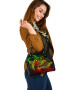 Vanuatu Polynesian Shoulder Handbag - Reggae Shark Polynesian Tattoo 2