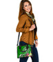 Pohnpei Shoulder Handbag - Turtle Plumeria (Green) 5