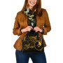 Yap State Shoulder Handbag - Cross Style Gold Color 4