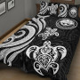 Federated States of Micronesia Quilt Bed Set - White Tentacle Turtle 2