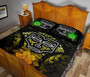 Marquesas Islands Polynesian Quilt Bed Set Hibiscus Reggae 4