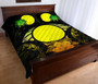 Palau Polynesian Quilt Bed Set Hibiscus Reggae 3
