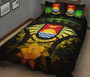 Kiribati Polynesian Quilt Bed Set Hibiscus Reggae 2