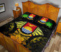 Kiribati Polynesian Quilt Bed Set Hibiscus Reggae 4