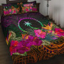 Chuuk Quilt Bed Set - Summer Hibiscus 1