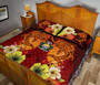 Nauru Custom Personalised Quilt Bed Sets - Tribal Tuna Fish 4