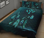 Kosrae Polynesian Quilt Bed Set Dreamcatcher Blue 2