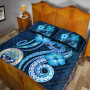 FSM Quilt Bed Set - Turtle and Tribal Tattoo Of Polynesian 4