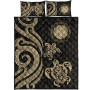 Northern Mariana Islands Quilt Bed Set - Gold Tentacle Turtle 5