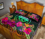 Federated States of Micronesia Quilt Bed Set - Summer Hibiscus 4