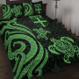 Fiji Quilt Bed Set - Green Tentacle Turtle 1