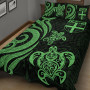 Fiji Quilt Bed Set - Green Tentacle Turtle 2