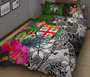 Fiji Quilt Bed Set - Turtle Plumeria Banana Leaf Crest 2