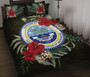 Federated States of Micronesia Polynesian Quilt Bed Set - Special Hibiscus 1