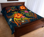 Kosrae Polynesian Quilt Bed Set - Legend of Kosrae (Blue) 3