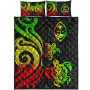 Guam Quilt Bed Set - Reggae Tentacle Turtle 5