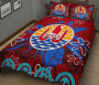 Tahiti Polynesian Quilt Bed Set - Tahiti Flag 3
