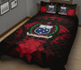 Samoa Polynesian Quilt Bed Set Hibiscus Red 2