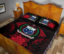 Samoa Polynesian Quilt Bed Set Hibiscus Red 4