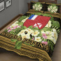 Wallis and Futuna Quilt Bed Set - Polynesian Gold Patterns Collection 2