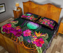 Northern Mariana Islands Polynesian Quilt Bed Set - Summer Hibiscus 4