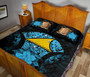 Tokelau Polynesian Quilt Bed Set Hibiscus Blue 4