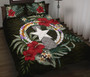 Northern Mariana Islands Polynesian Quilt Bed Set - Special Hibiscus 1