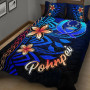 Pohnpei Quilt Bed Set - Vintage Tribal Mountain 2