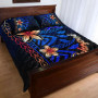 Pohnpei Quilt Bed Set - Vintage Tribal Mountain 3