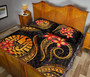 Tahiti Polynesian Quilt Bed Set - Gold Plumeria 4