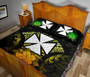 Wallis And Futuna Polynesian Quilt Bed Set Hibiscus Reggae 4