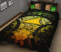 Tokelau Polynesian Quilt Bed Set Hibiscus Reggae 2