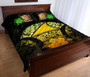 Tokelau Polynesian Quilt Bed Set Hibiscus Reggae 3