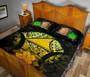Tokelau Polynesian Quilt Bed Set Hibiscus Reggae 4