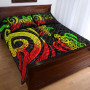 Fiji Quilt Bed Set - Reggae Tentacle Turtle Crest 4
