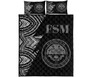 Federated States of Micronesia Quilt Bed Set - Federated States of Micronesia Seal Flash Version 1