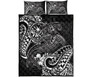 Chuuk Quilt Bed Set - White Shark Polynesian Tattoo 5