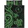 Chuuk Quilt Bed Set - Green Tentacle Turtle 5