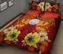 Marshall Islands Custom Personalised Quilt Bed Sets - Tribal Tuna Fish 3