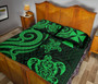 Wallis and Futuna Quilt Bed Set - Green Tentacle Turtle 4