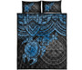 Federated States Of Micronesia Quilt Bed Set - Federated States Of Micronesia Seal & Blue Turtle Hibiscus 5