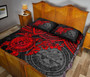 Federated States Of Micronesia Quilt Bed Set - Federated States Of Micronesia Seal & Red Turtle Hibiscus 4