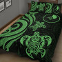 Yap Quilt Bed Set - Green Tentacle Turtle 4