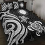 Northern Mariana Islands Quilt Bed Set - White Tentacle Turtle 1