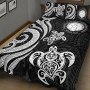 Northern Mariana Islands Quilt Bed Set - White Tentacle Turtle 2