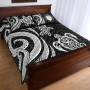 Northern Mariana Islands Quilt Bed Set - White Tentacle Turtle 3