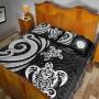 Northern Mariana Islands Quilt Bed Set - White Tentacle Turtle 4
