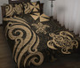 Wallis and Futuna Quilt Bed Set - Gold Tentacle Turtle 1