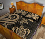 Wallis and Futuna Quilt Bed Set - Gold Tentacle Turtle 4