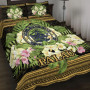 Palau Quilt Bed Set - Polynesian Gold Patterns Collection 1
